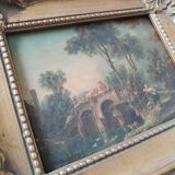 Miniature painting canvas f. butcher