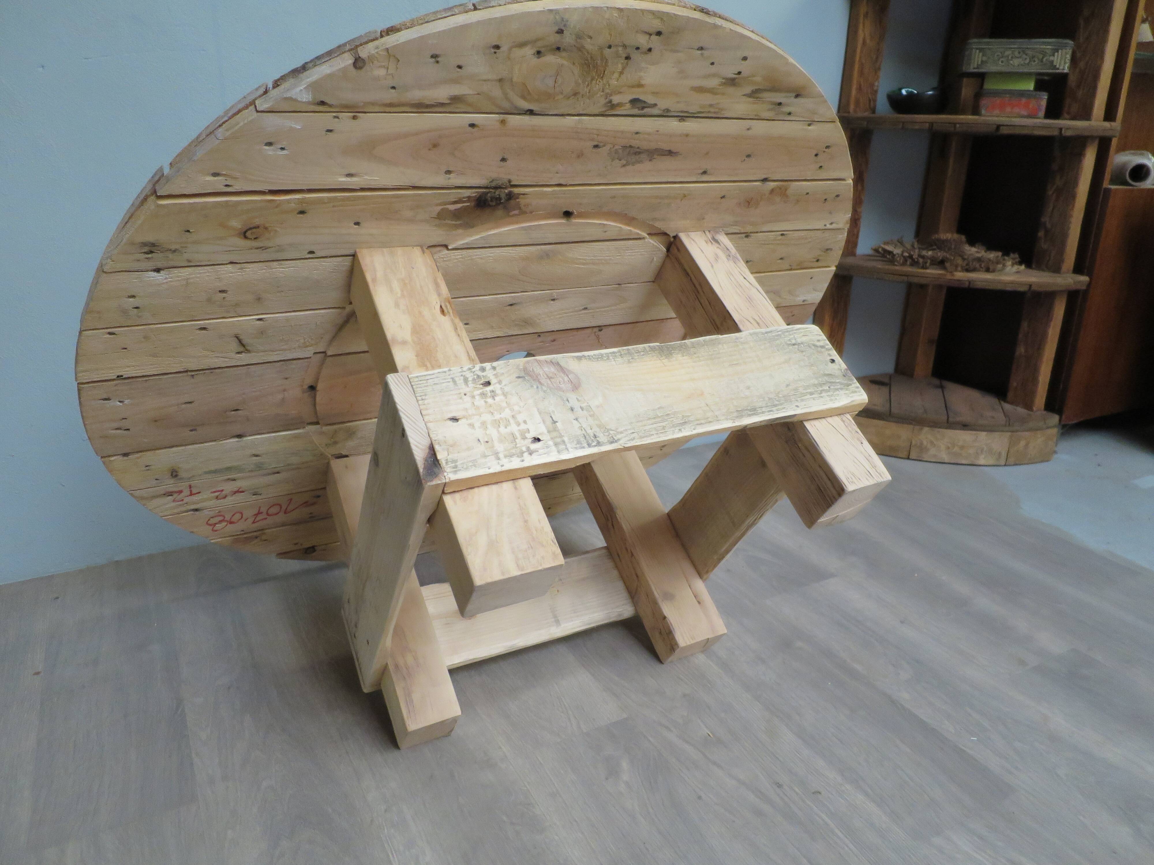 Coffee table in drum