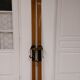 Pair of old wooden skis 195 cm