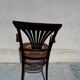 Fauteuil Thonet Vienne estampillé, bois cintré et cannage – circa 1900