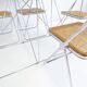 Set of 6 'Plia' folding chairs by Giancarlo Piretti for Anonima Castelli 1970s