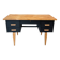 Vintage desk, Scandinavian style, Black lacquer and Beech