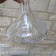 Antique cut crystal decanter with stopper.
