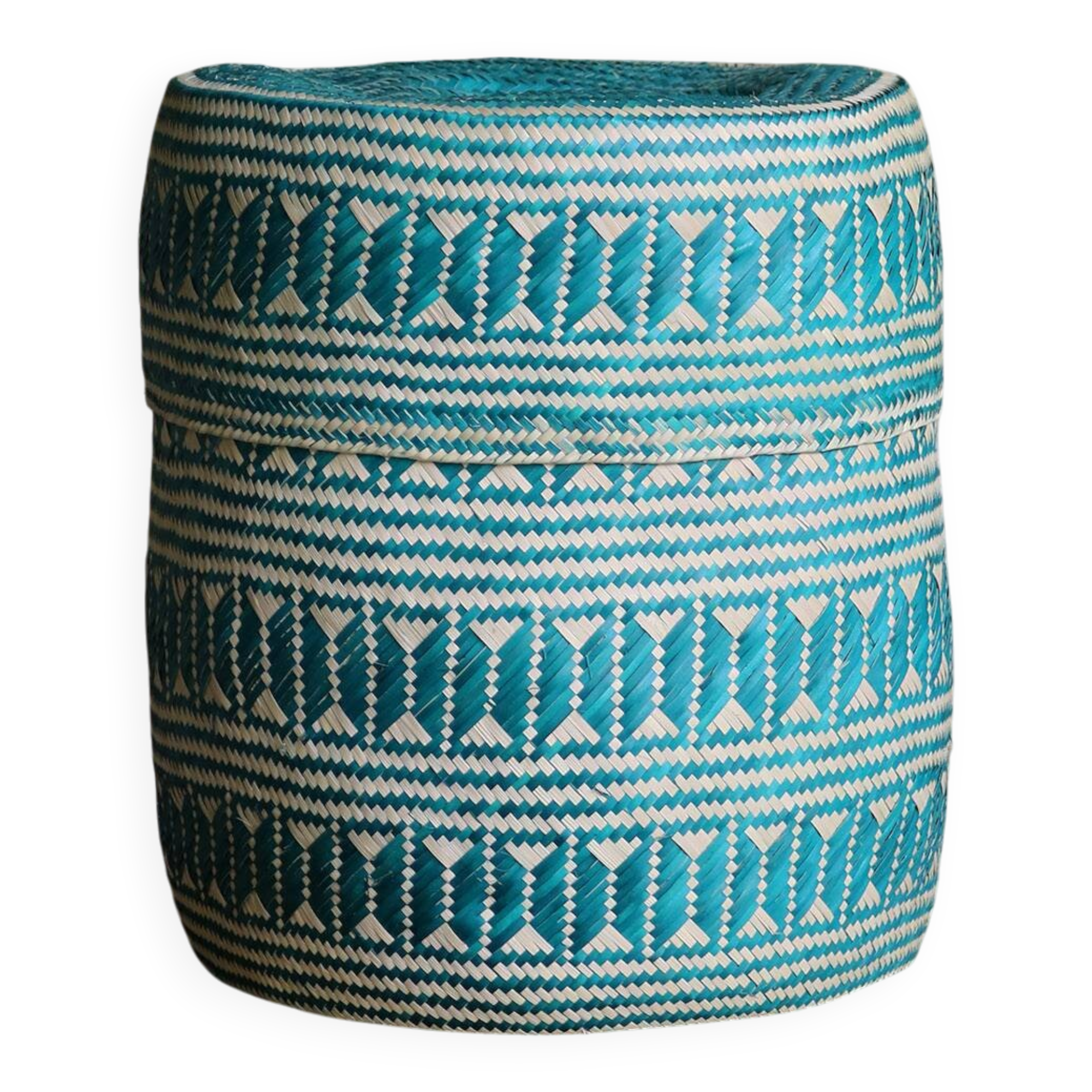 Mexican basket fine weaving