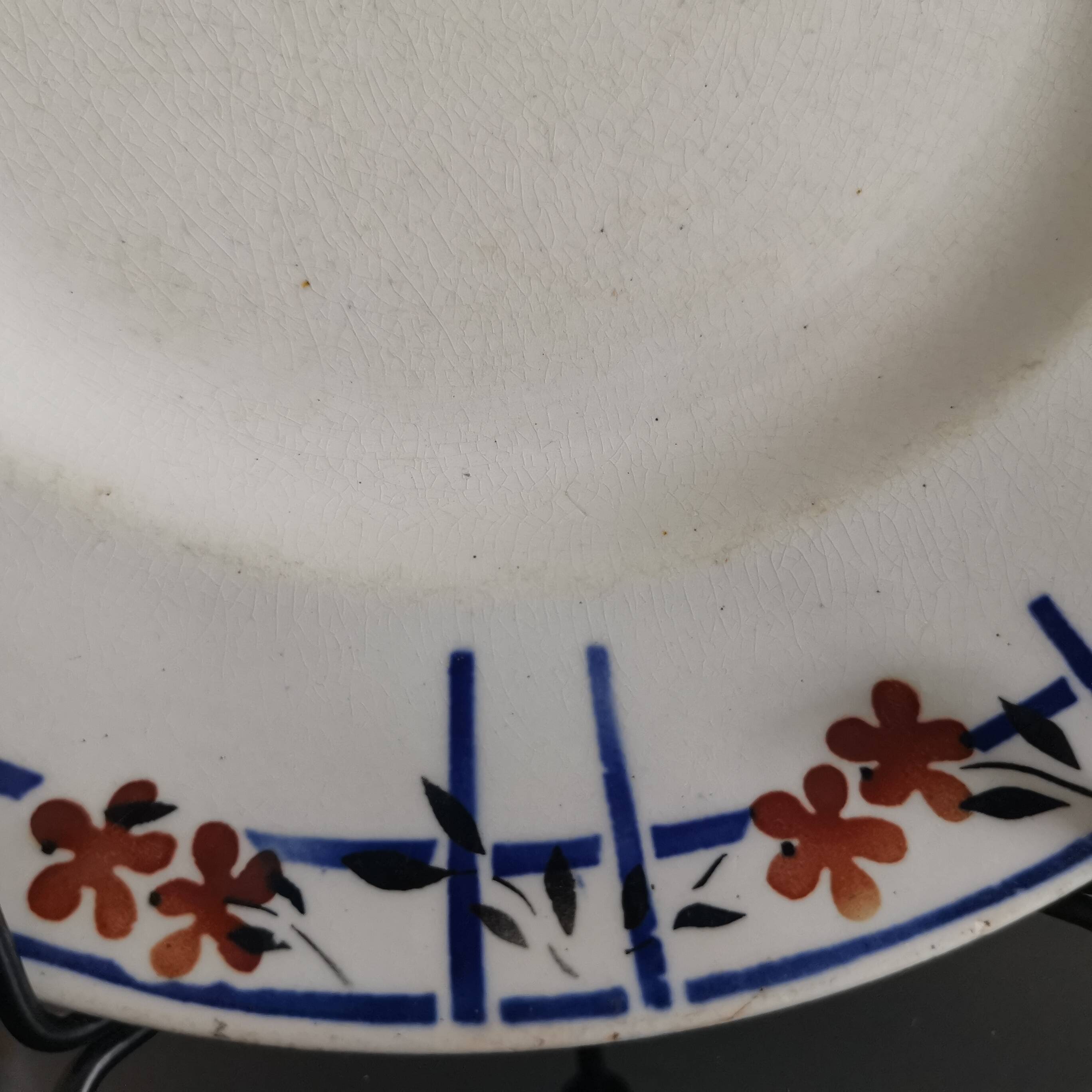 Earthenware soup plates, Moulin des Loups Orchies