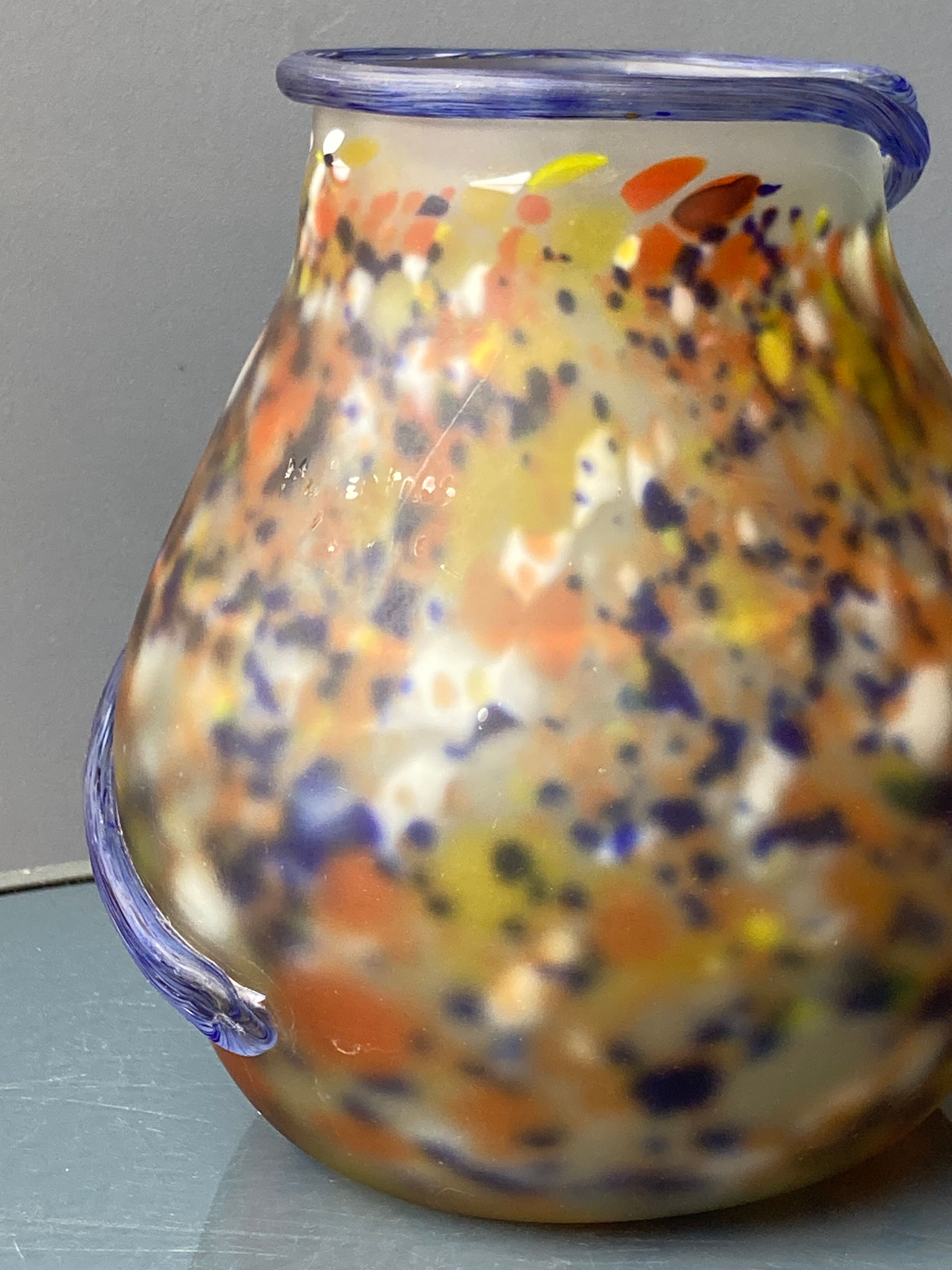 Art Deco vase in glass paste - Muller Frères Luneville