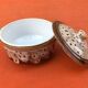 1960s Round Ceramic Terrine with "fat lava" effect