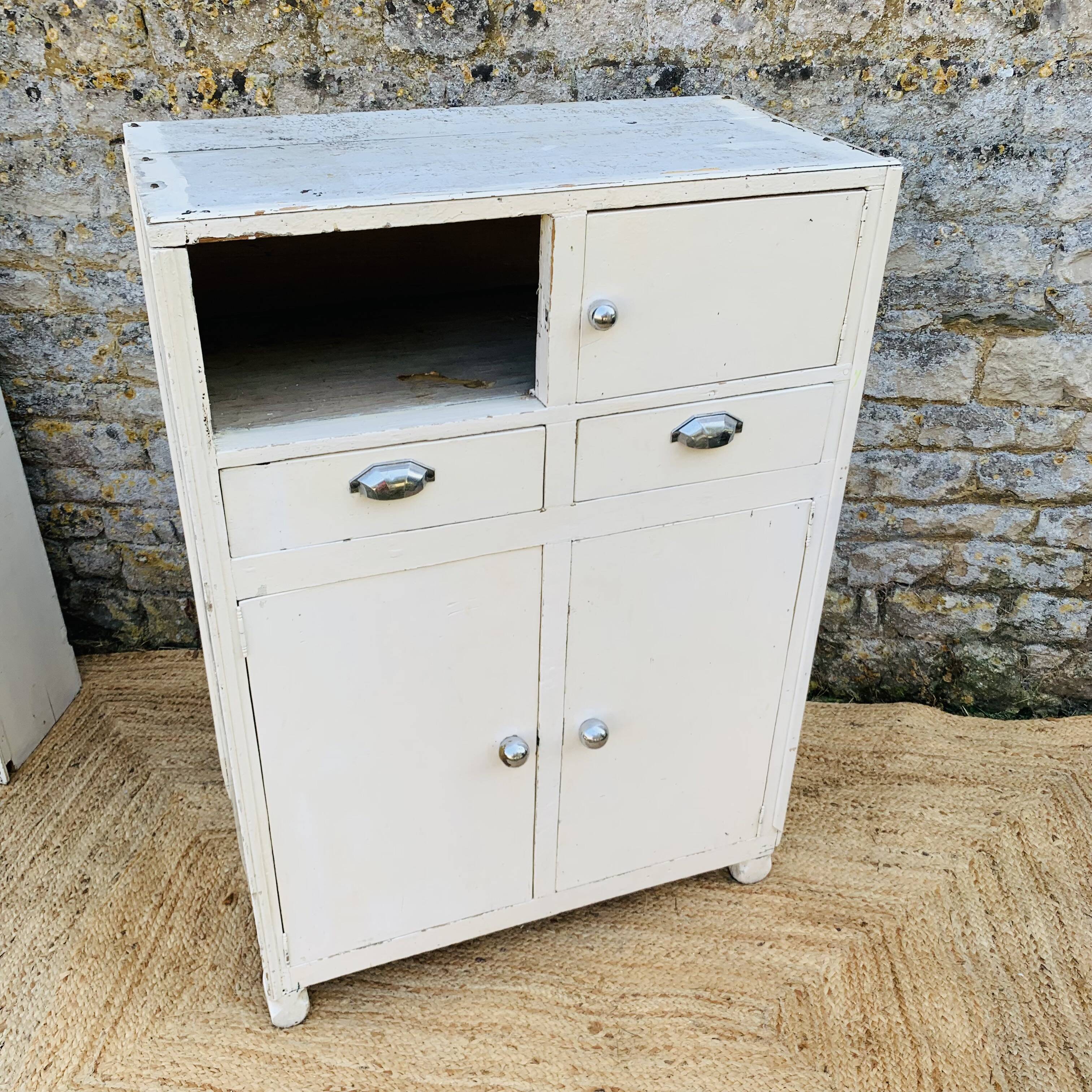 Vintage white sideboard