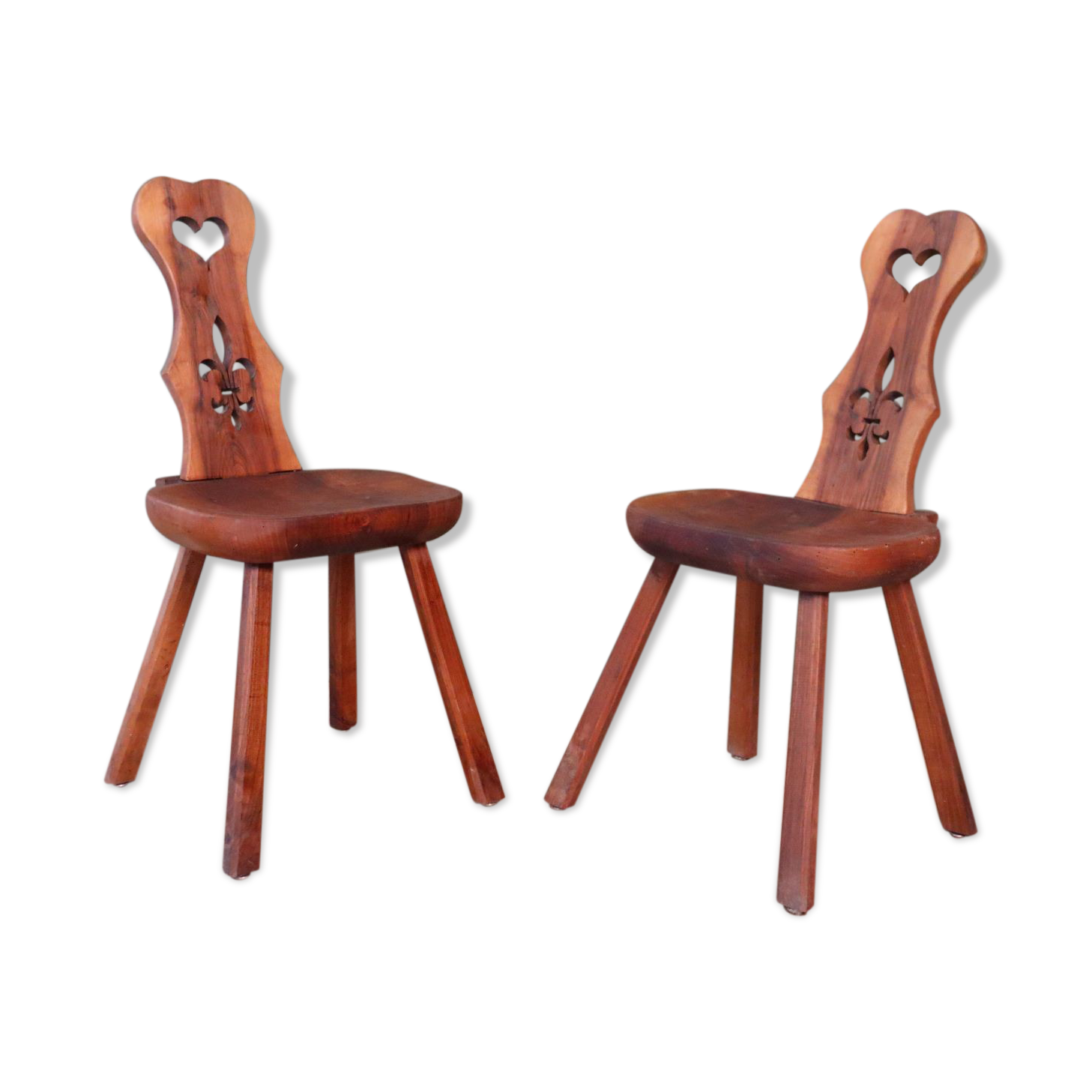 Pair of Alsatian-style chairs