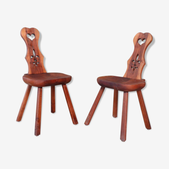 Pair of Alsatian-style chairs