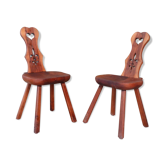 Pair of Alsatian-style chairs