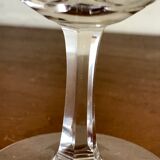 Crystal Art deco champagne cups
