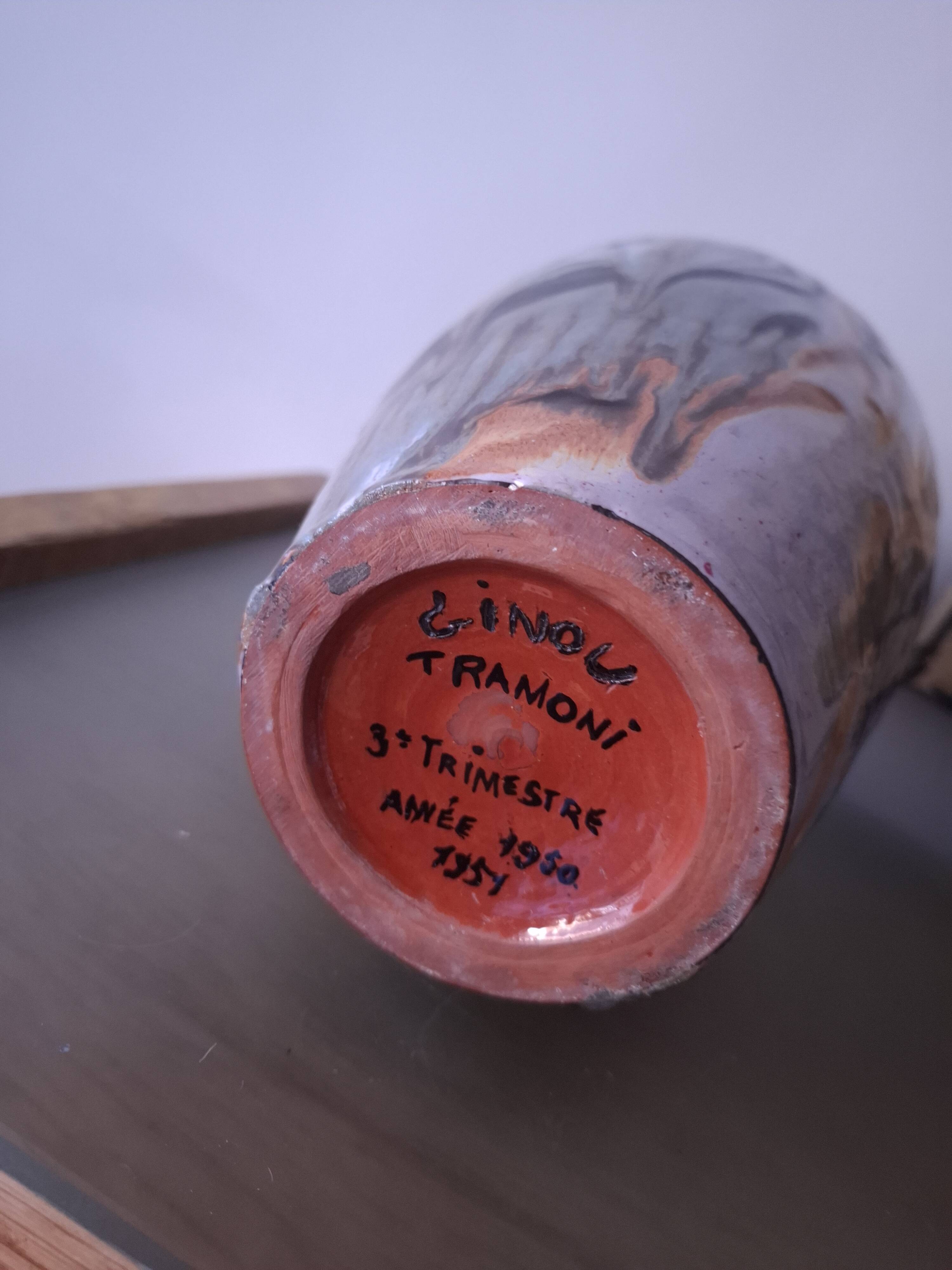 50's ceramic vase