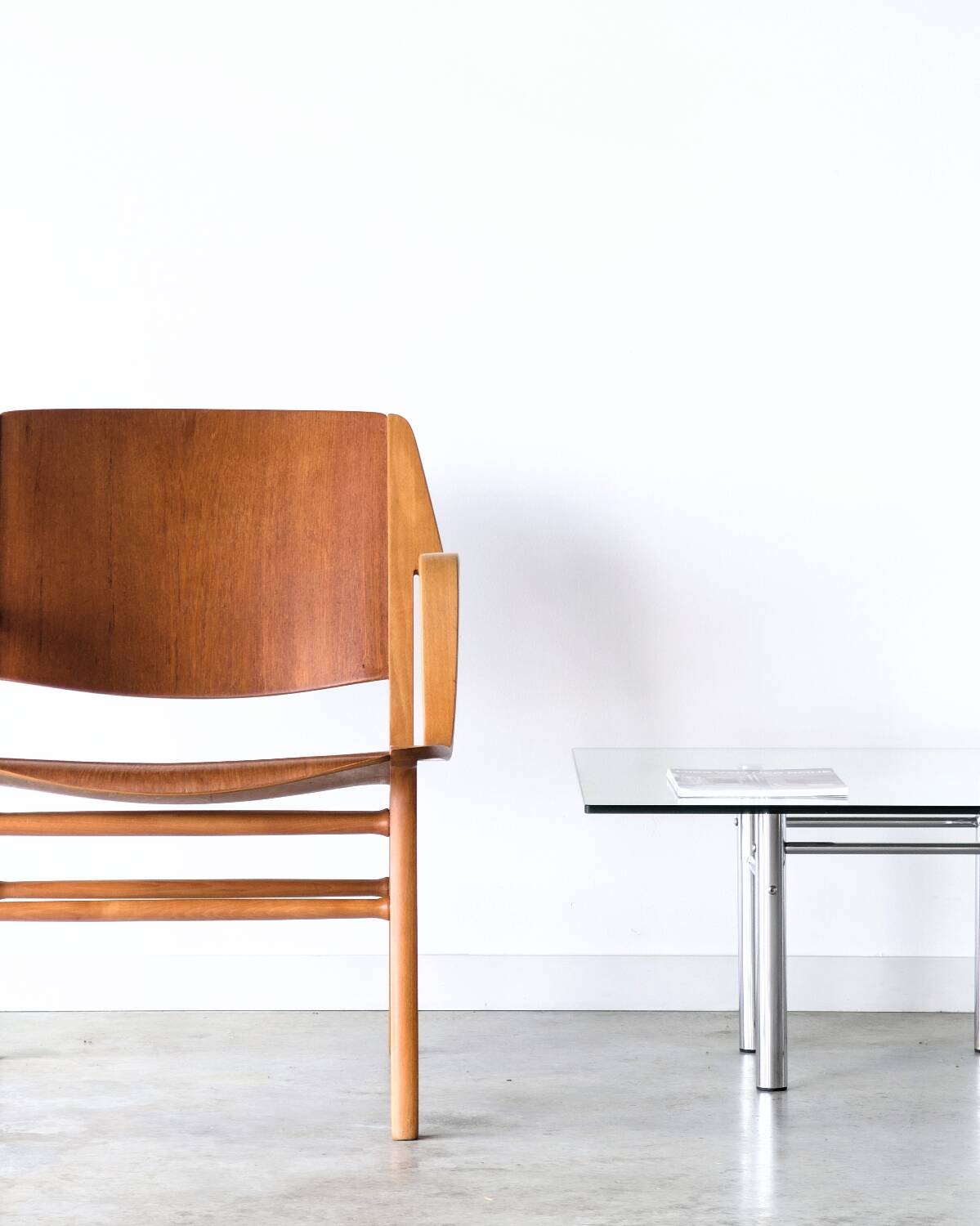 Vintage Danish armchair AX by Peter Hvidt, edition Fritz Hansen, 1950.