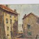 Oil on Canvas Marine Port of Martigues Signed (to be identified) Accid