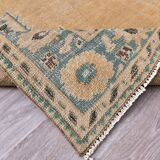 7x9  Orange &  Blue Turkish Area Rug 207x289Cm SK 240623