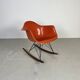 Eames Herman Miller RAR rocking chair in salmon