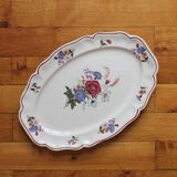 Oval earthenware dish, "Agreste" model, Sarreguemines