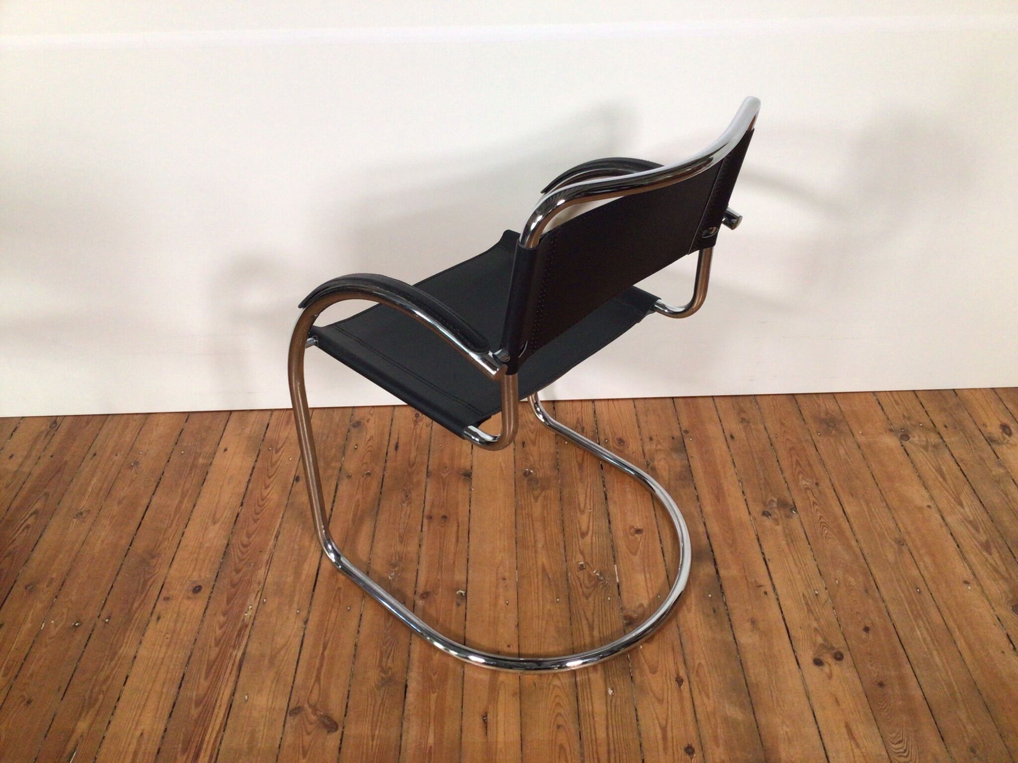 Set 4 chroom buisstoelen