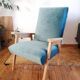 Fauteuil scandinave rénové