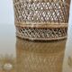 Rattan wastebasket, office, 1960 1970