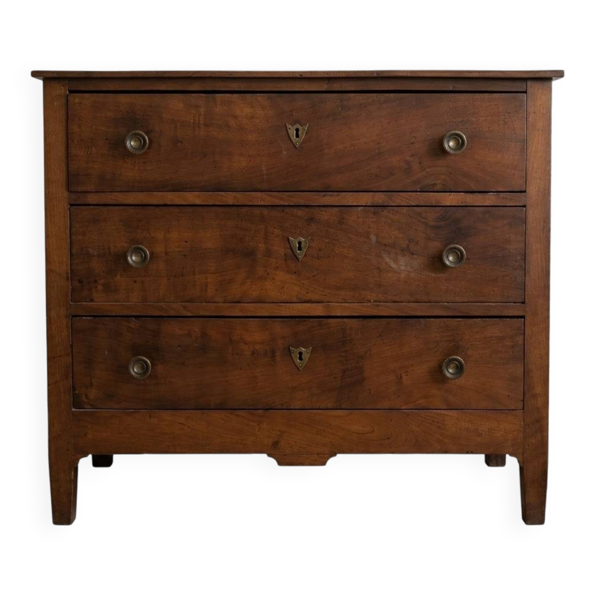 18th Century Solid Walnut Commode