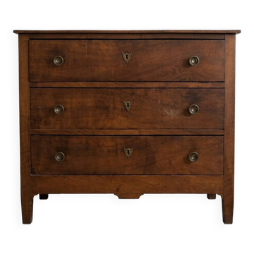 18th Century Solid Walnut Commode