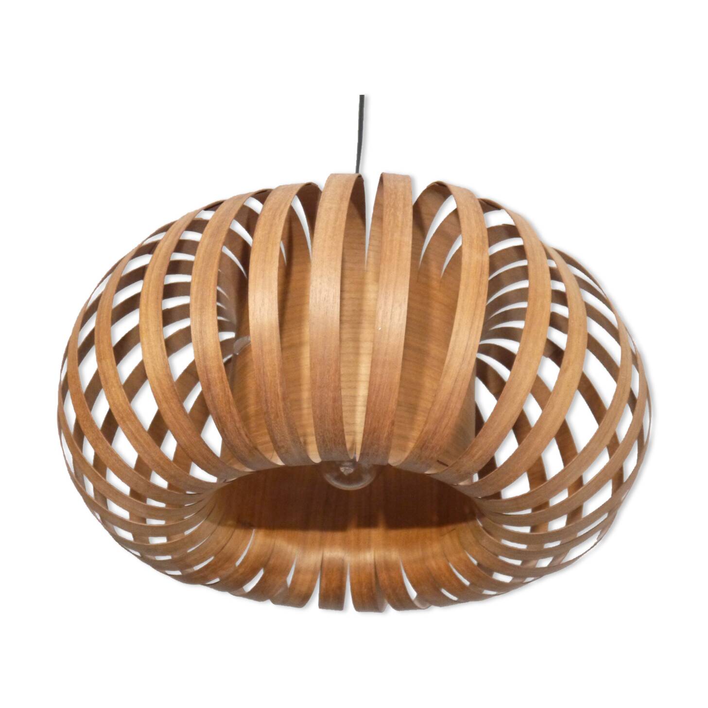 Vintage Scandinavian wooden hanging 1970