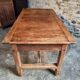 Antique French farmhouse dining table – Walnut work table, late 19th century
