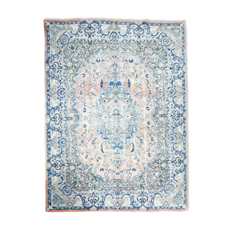 Tapis bleu 388x290cm