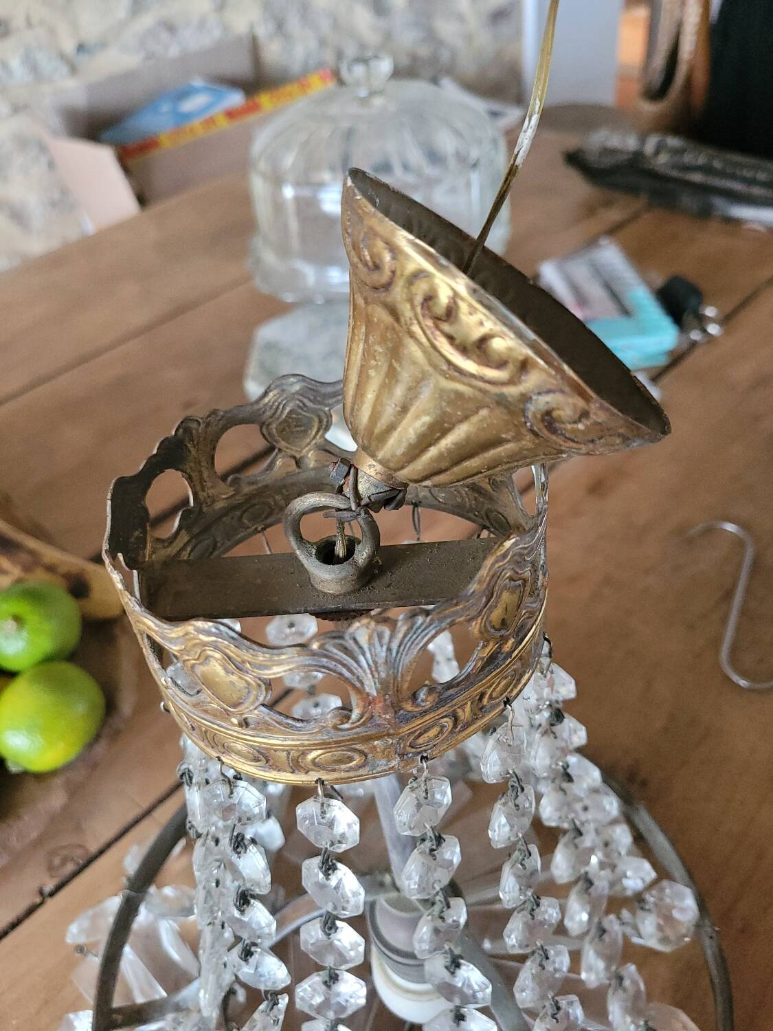 Hot air balloon chandelier