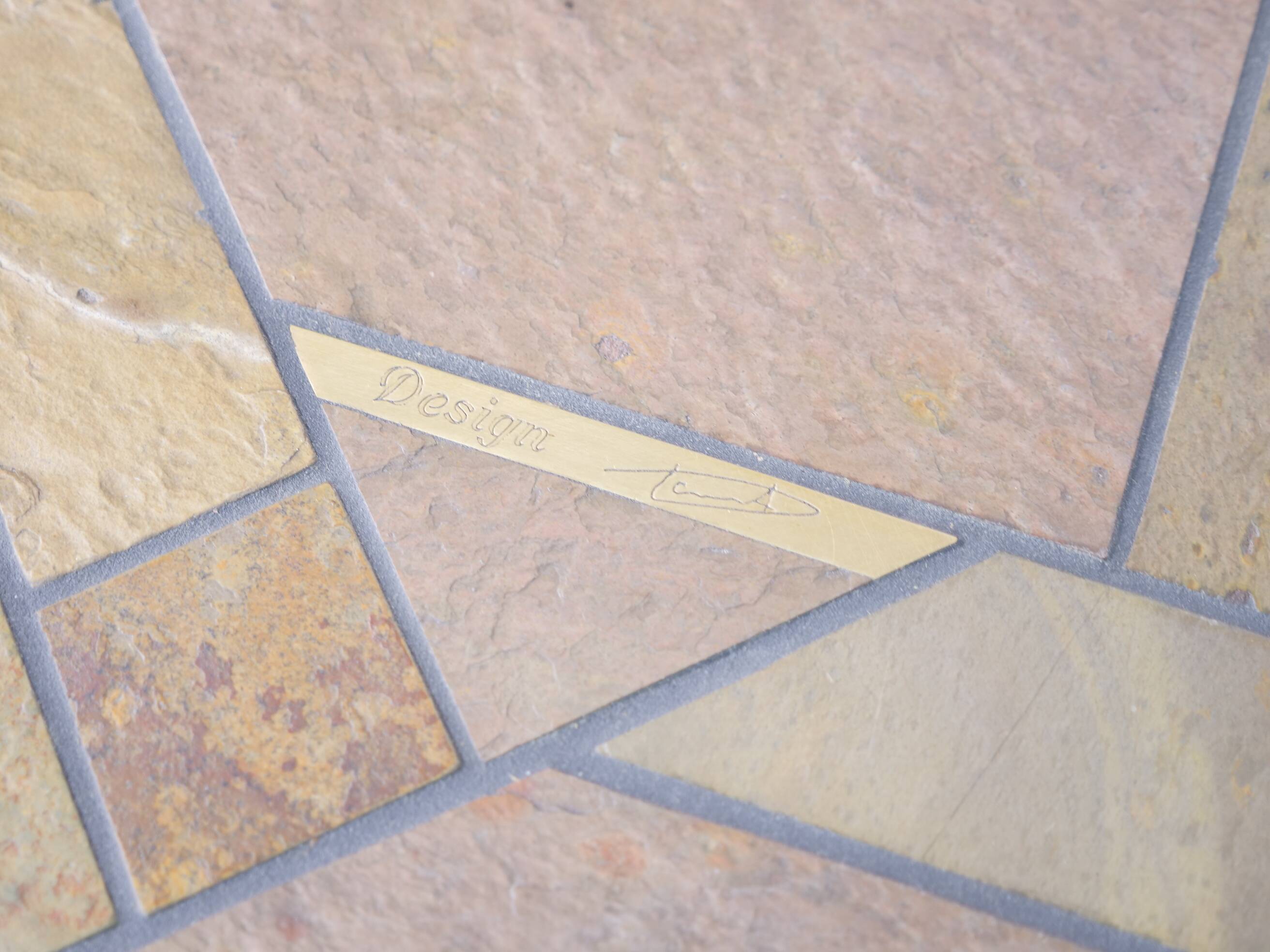 Brutalist Stone Coffee Table Paul Kingma 1970s 1980s