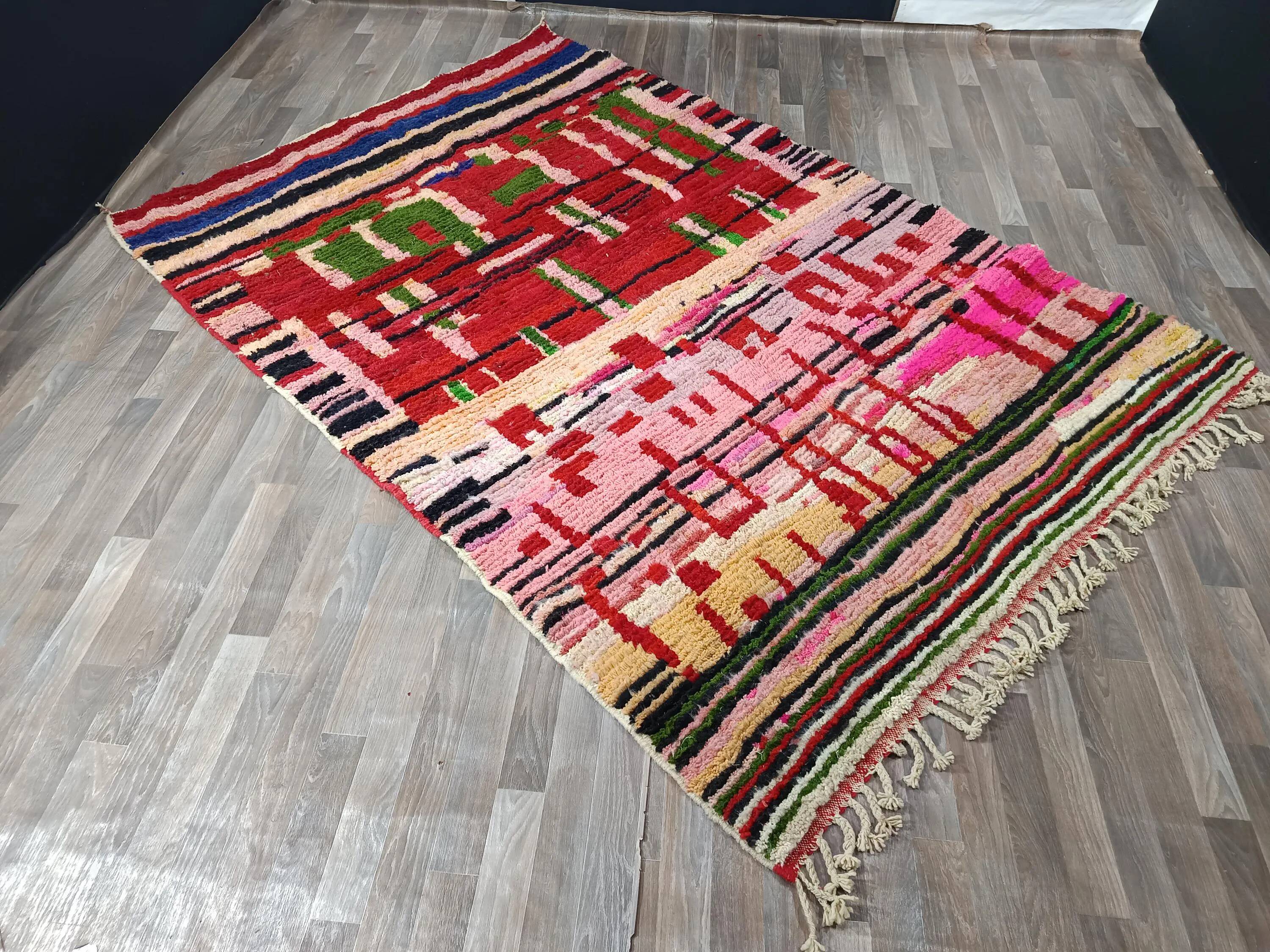 Handmade traditional carpet 250cm x 150cm Moroccan