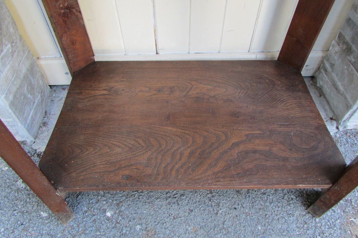 Coffee table, art deco service in solid wood