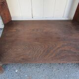 Coffee table, art deco service in solid wood