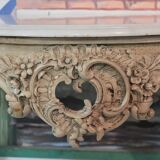 Console Louis XV en bois naturel XIXème