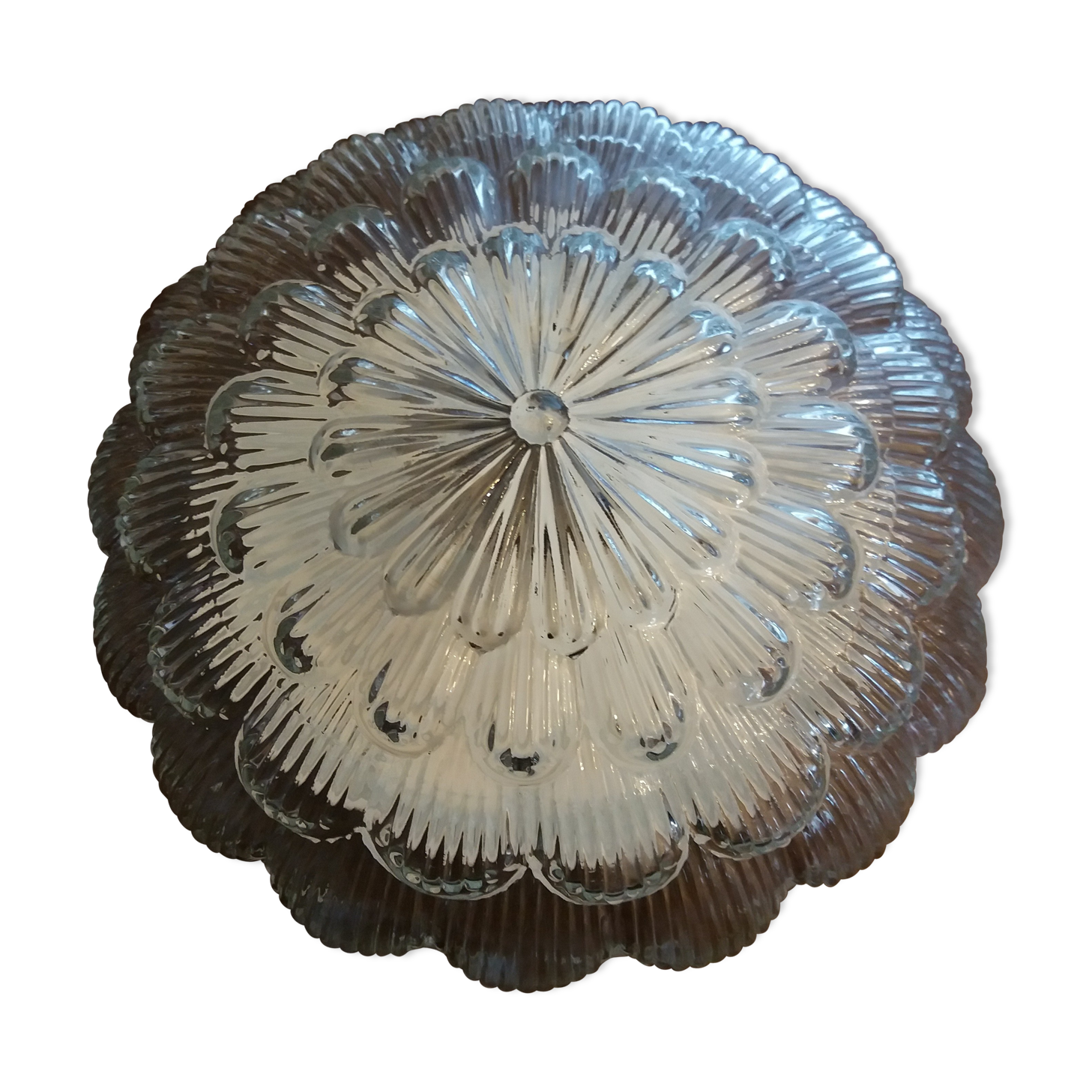 Vintage glass ceiling light