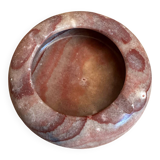 Antique reddish marble ashtray D 12 cm