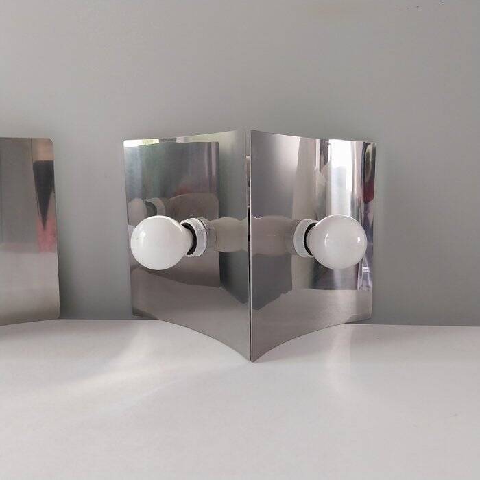 Stilux Milano - Antares chrome metal wall lights
