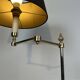 Brass Articulated Arm Reading Lamps in Gold. Neoclassical Style. Work.