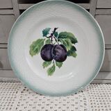 Assiette à dessert  enfaïence de Saint Amand