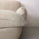 3-seater modular sofa in French terry-style wool fabric, airborne 1970