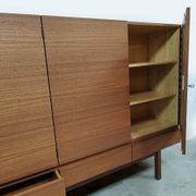 Danish vintage Scandinavian teak highboard XL
