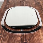 Bauhaus mirror in chrome-plated steel