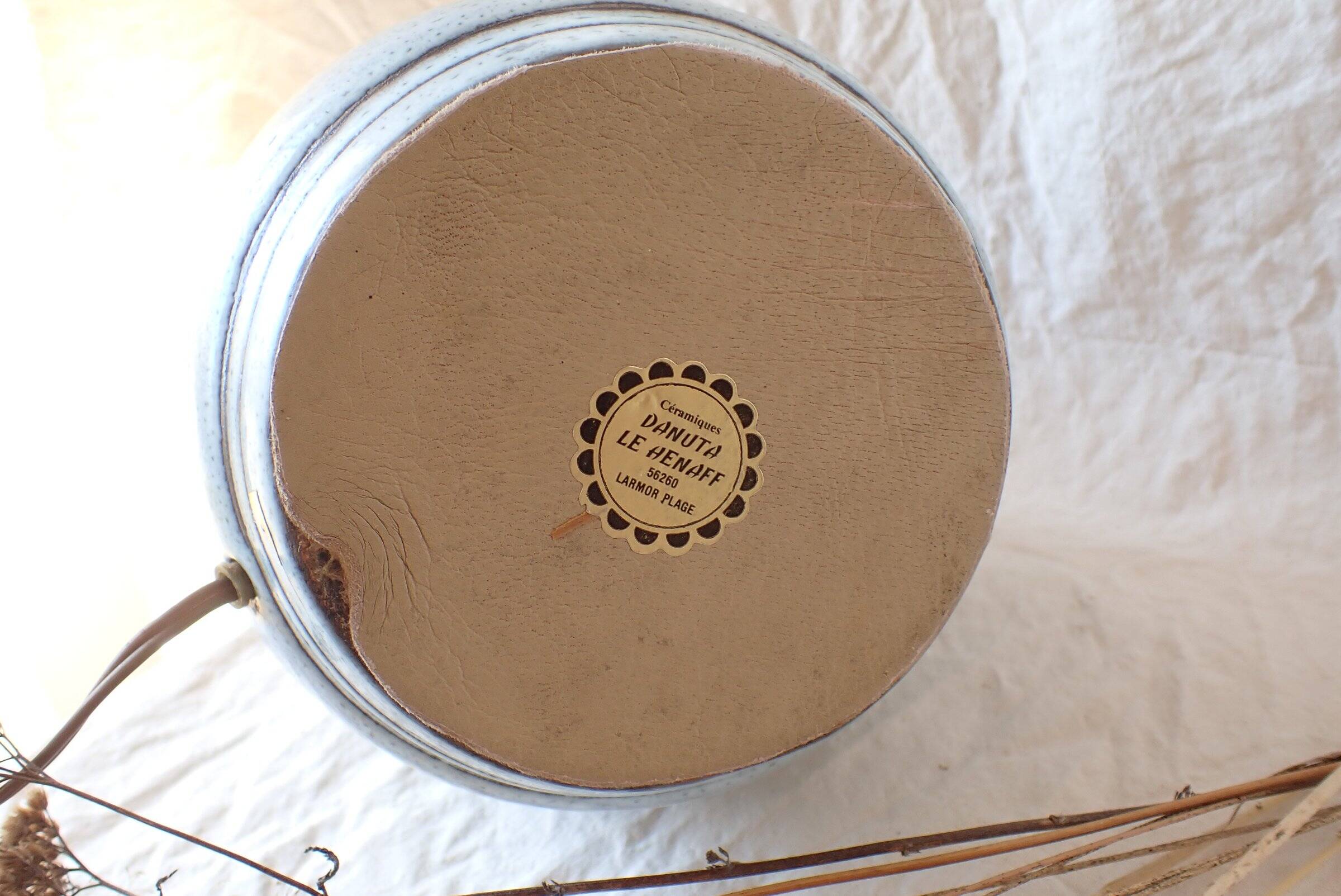 Table lamp by the ceramist danuta le henaff