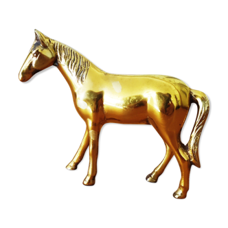 Brass horse