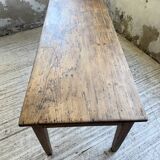 Pine and oak + walnut farmhouse table 1950
