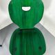 Set of 4 green pine chairs by Svensk Fur, Sweden, 1950s.