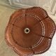 Vintage rattan pendant lamp 38cm