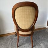 Chaise médaillon ancienne style Louis XVI